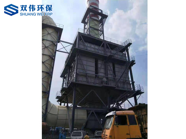 720管湿电除尘安装现场